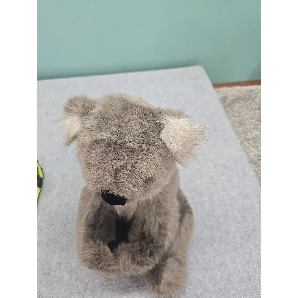 Vintage 1986  Gund KOALA Bear Suede Nose Tan Paws Gray